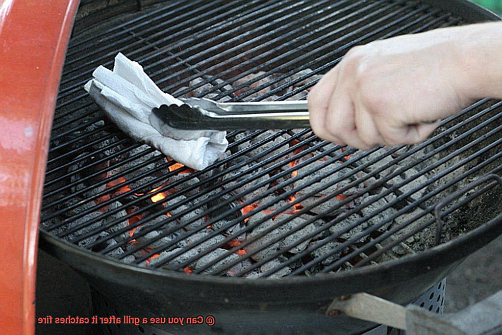Can you use a grill after it catches fire-6