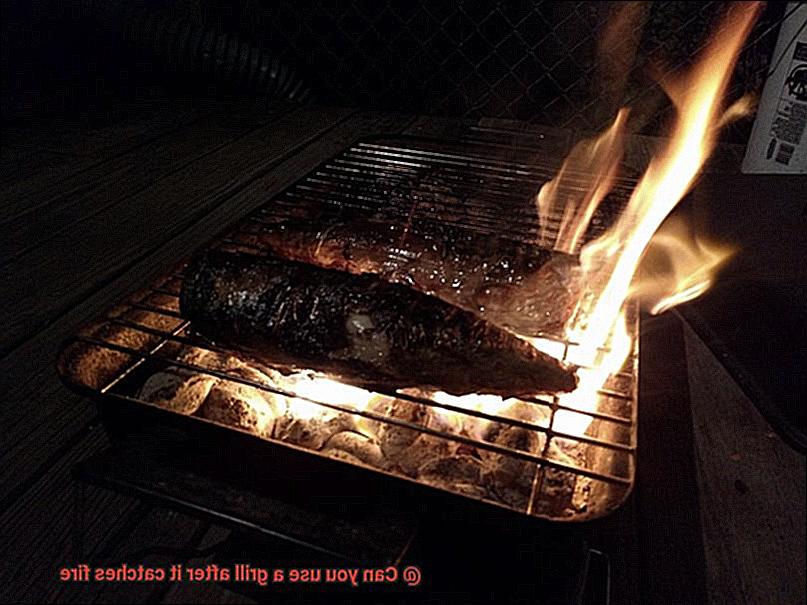 Can you use a grill after it catches fire-4