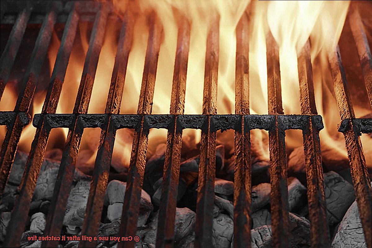 Can you use a grill after it catches fire-2
