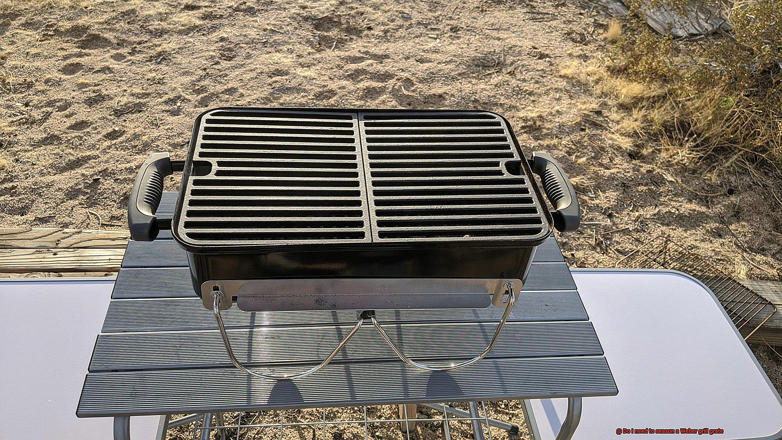 Do I need to season a Weber grill grate-5