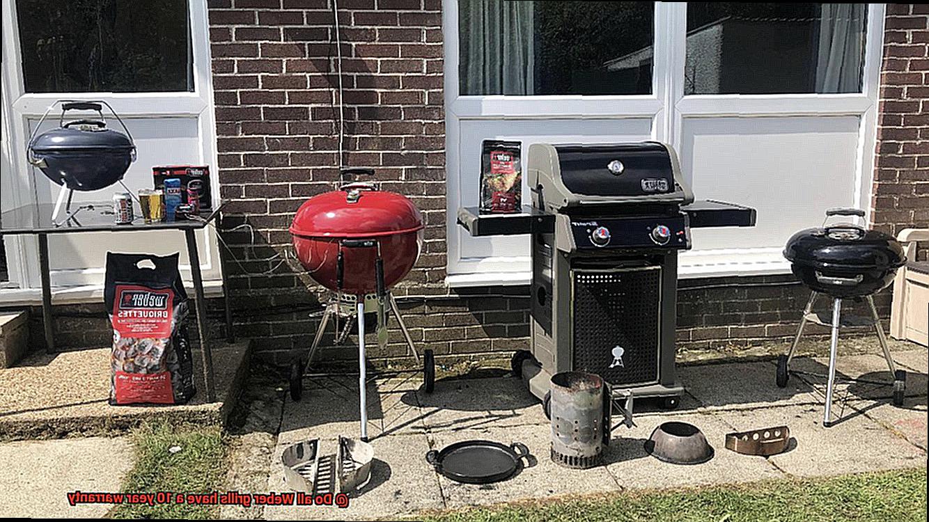 Do all Weber grills have a 10 year warranty-3