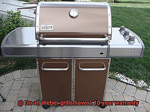 Do all Weber grills have a 10 year warranty-6