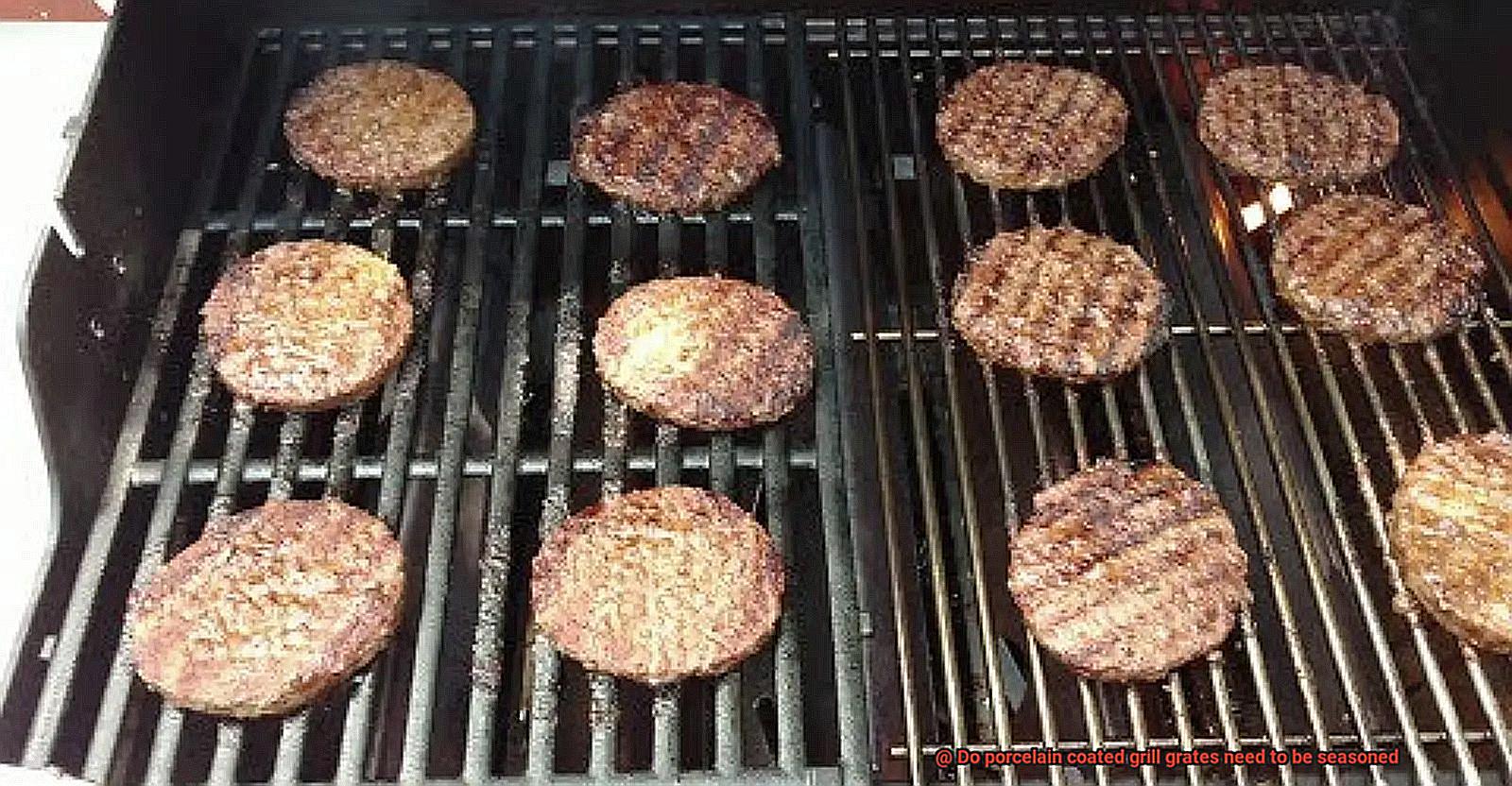 Do porcelain coated grill grates need to be seasoned-4