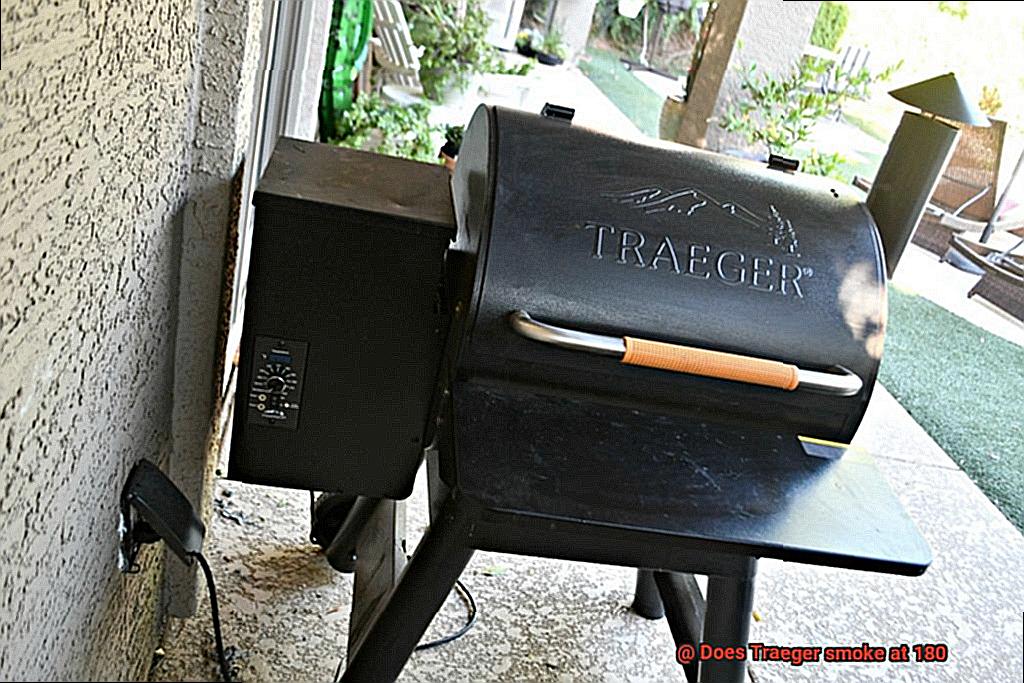 Does Traeger smoke at 180-4