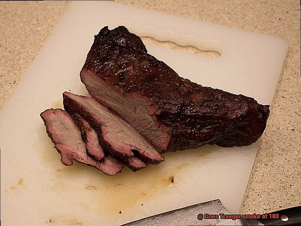Does Traeger smoke at 180-5