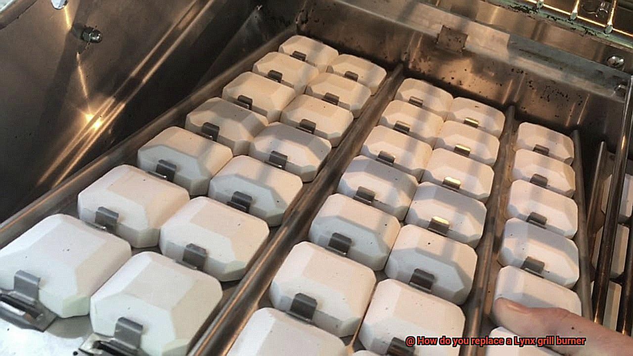 How do you replace a Lynx grill burner-3