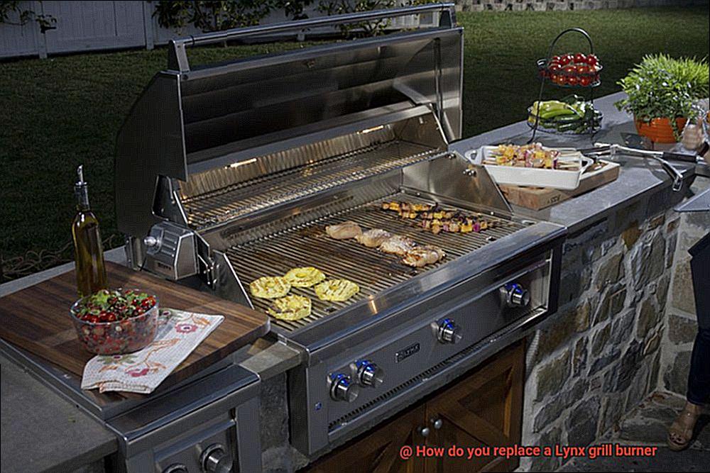 How do you replace a Lynx grill burner-6