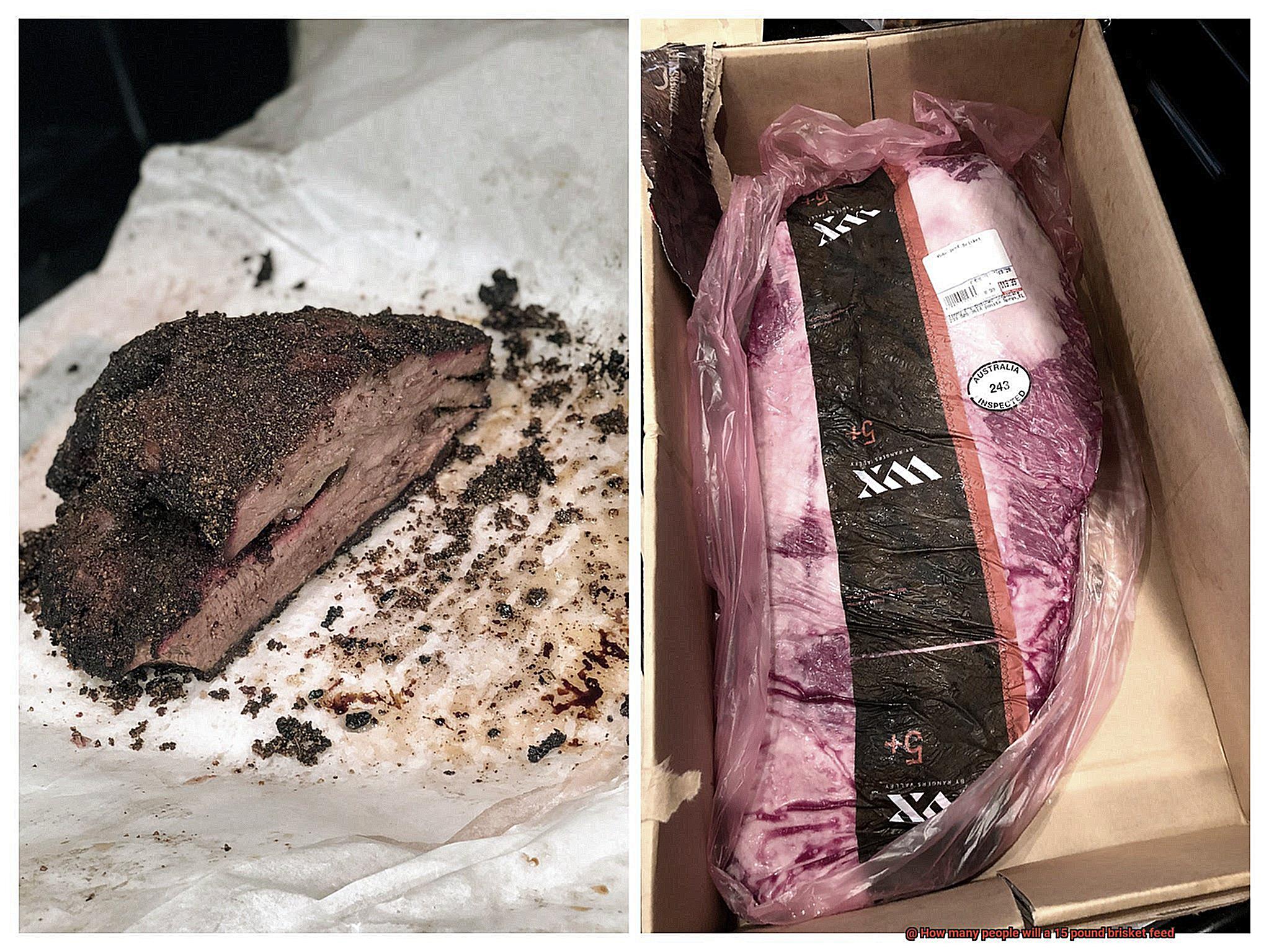 How many people will a 15 pound brisket feed-4