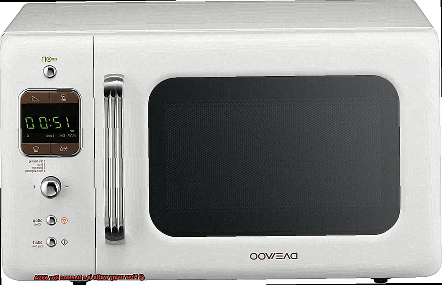 How many watts is a Daewoo Kor 630A-6