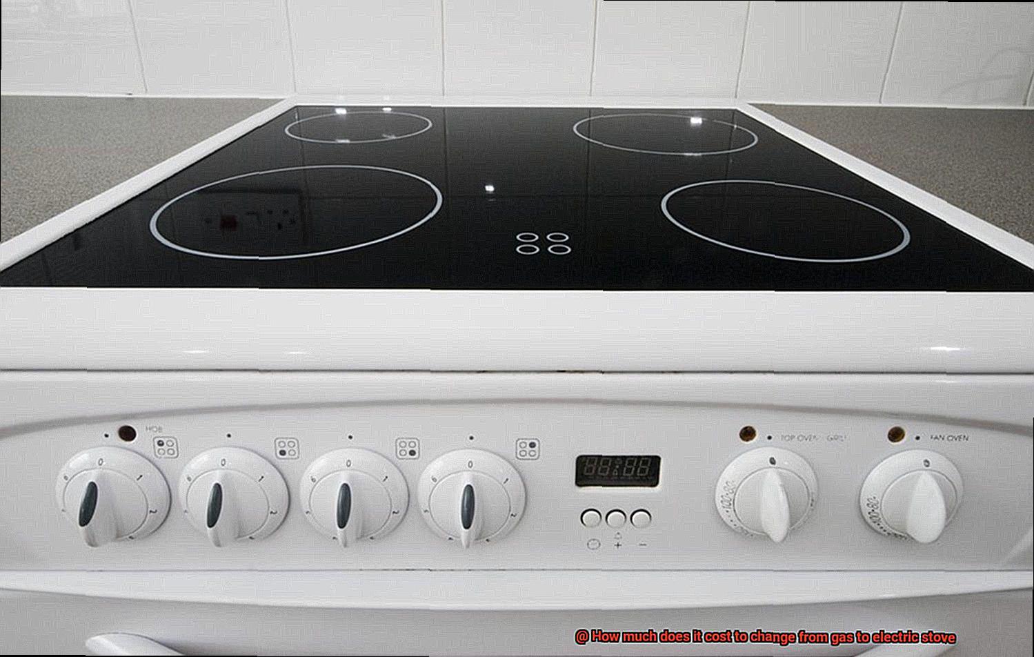 How much does it cost to change from gas to electric stove-8