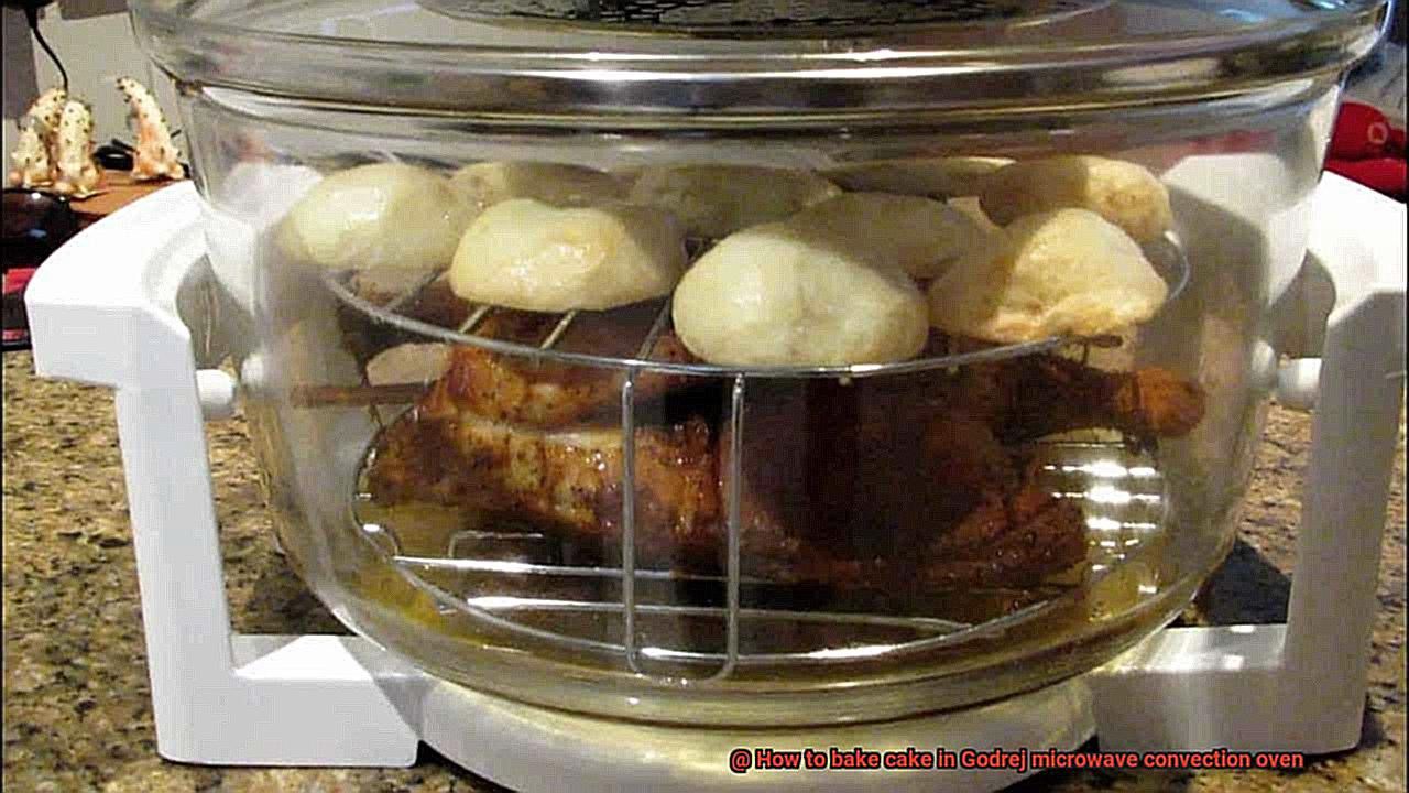 How to bake cake in Godrej microwave convection oven-10
