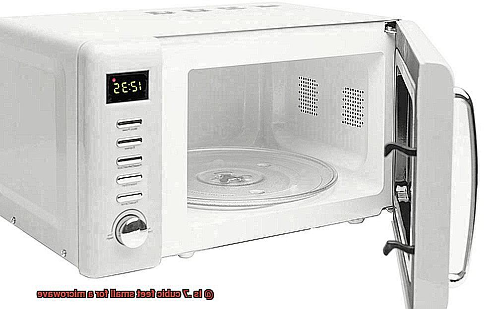 Is .7 cubic feet small for a microwave-4