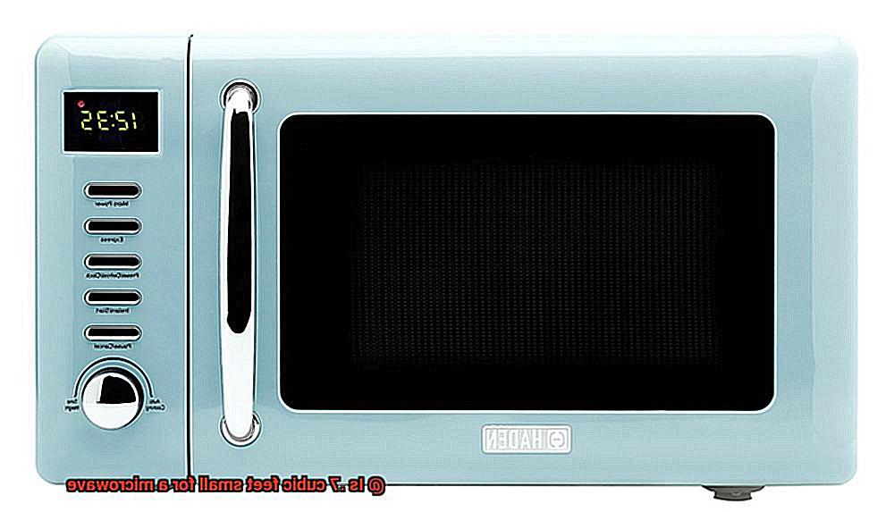 Is .7 cubic feet small for a microwave-3