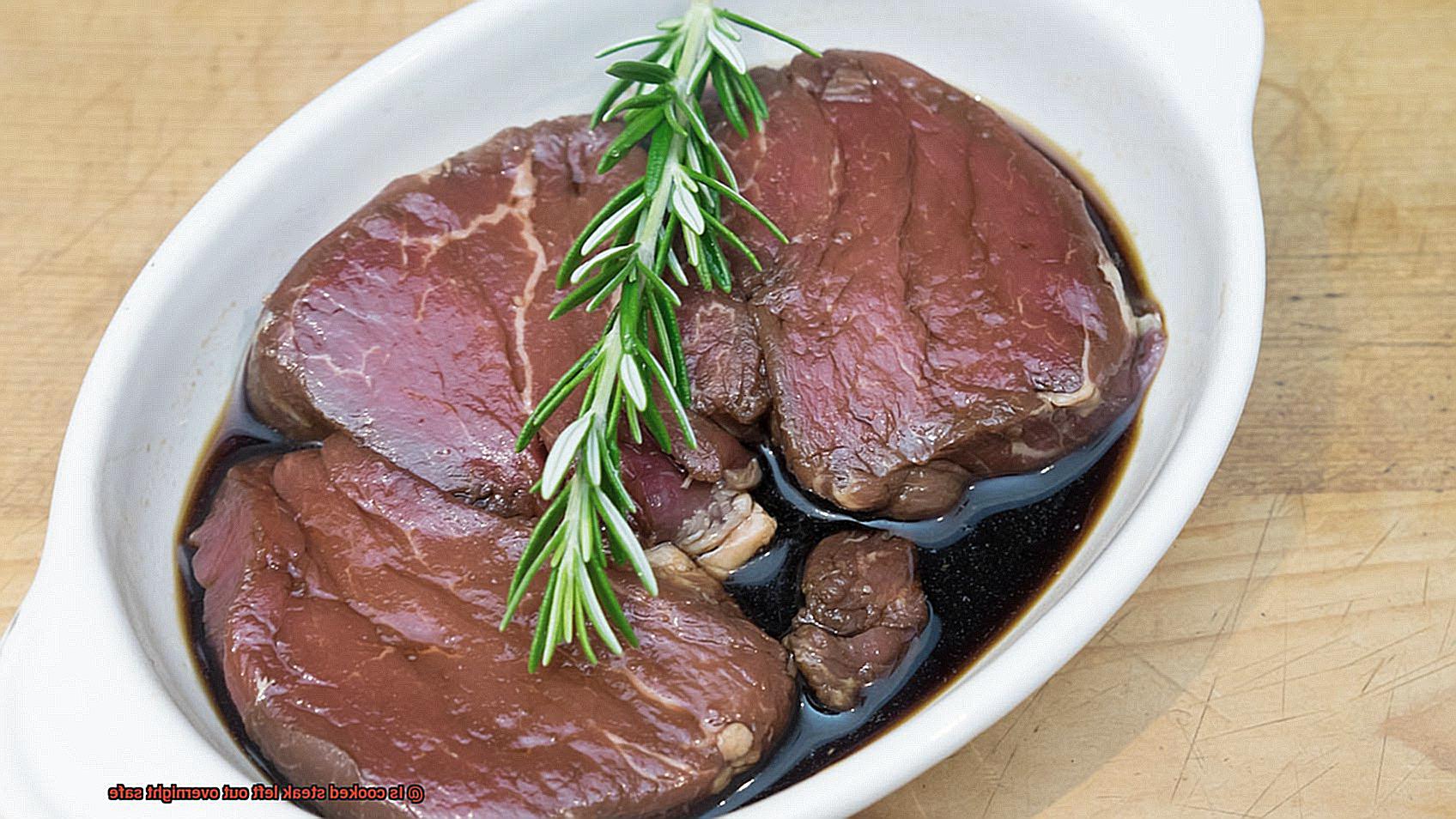 Is cooked steak left out overnight safe-2