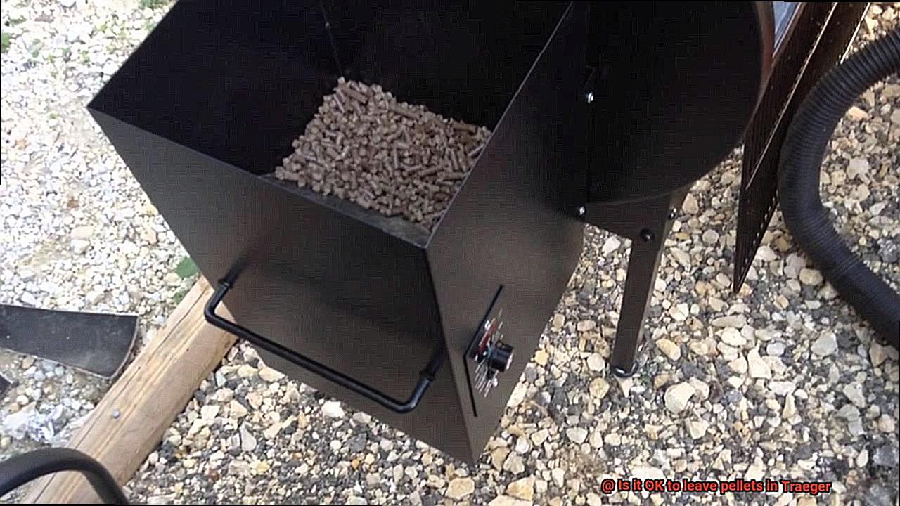 Is it OK to leave pellets in Traeger-5