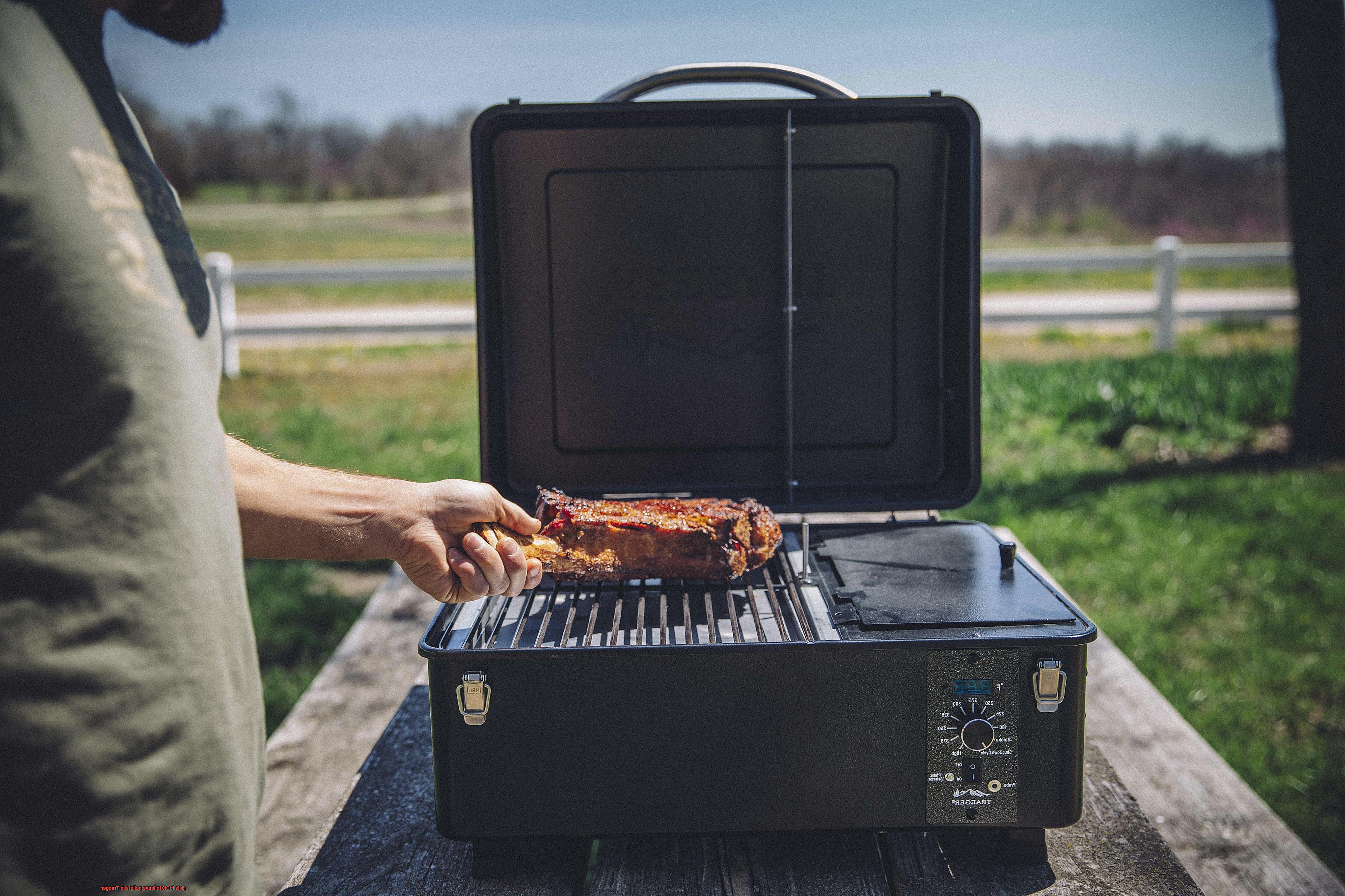Is it OK to leave pellets in Traeger-2