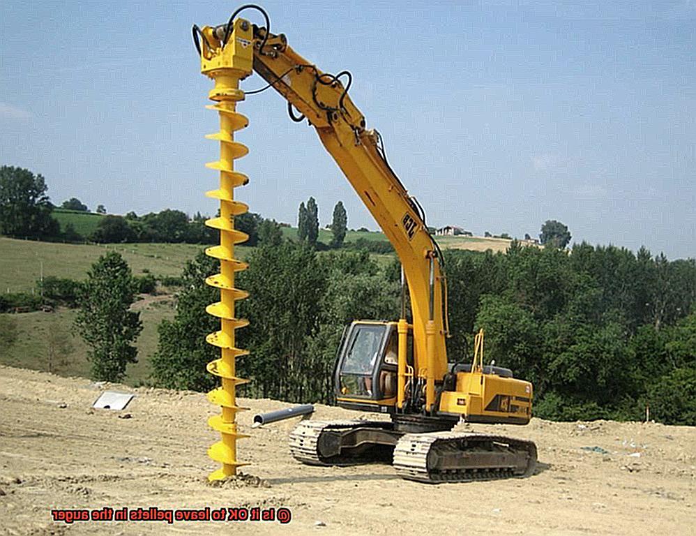 Is it OK to leave pellets in the auger-2