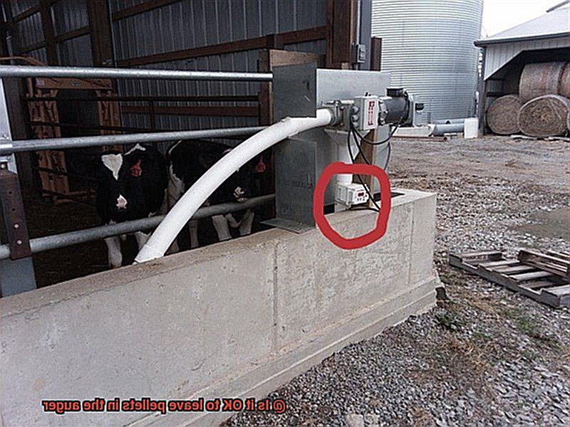 Is it OK to leave pellets in the auger-3