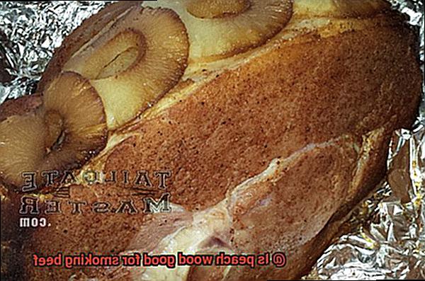 Is peach wood good for smoking beef-2