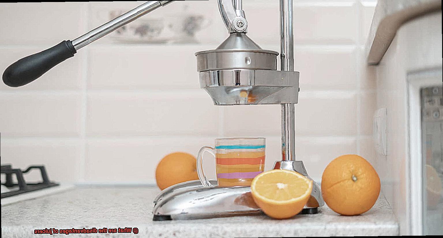 What are the disadvantages of juicers? Pastime Bar And Grill