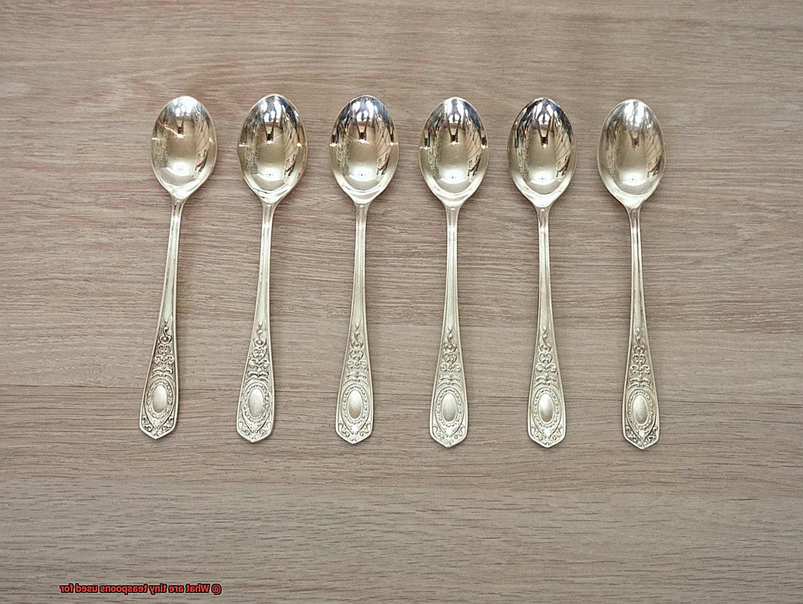 What are tiny teaspoons used for? Pastime Bar And Grill