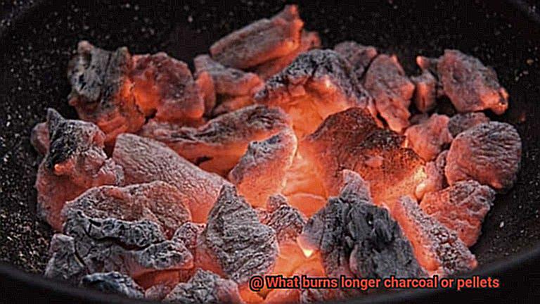 What burns longer charcoal or pellets-2
