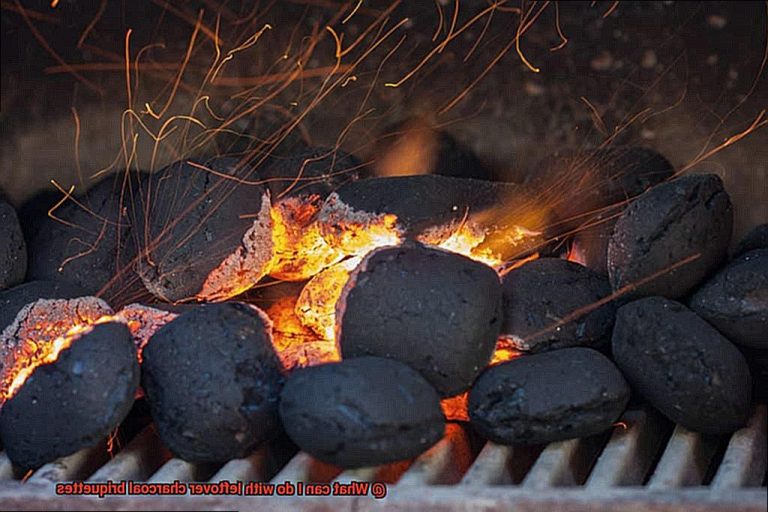 What can I do with leftover charcoal briquettes? Pastime Bar And Grill