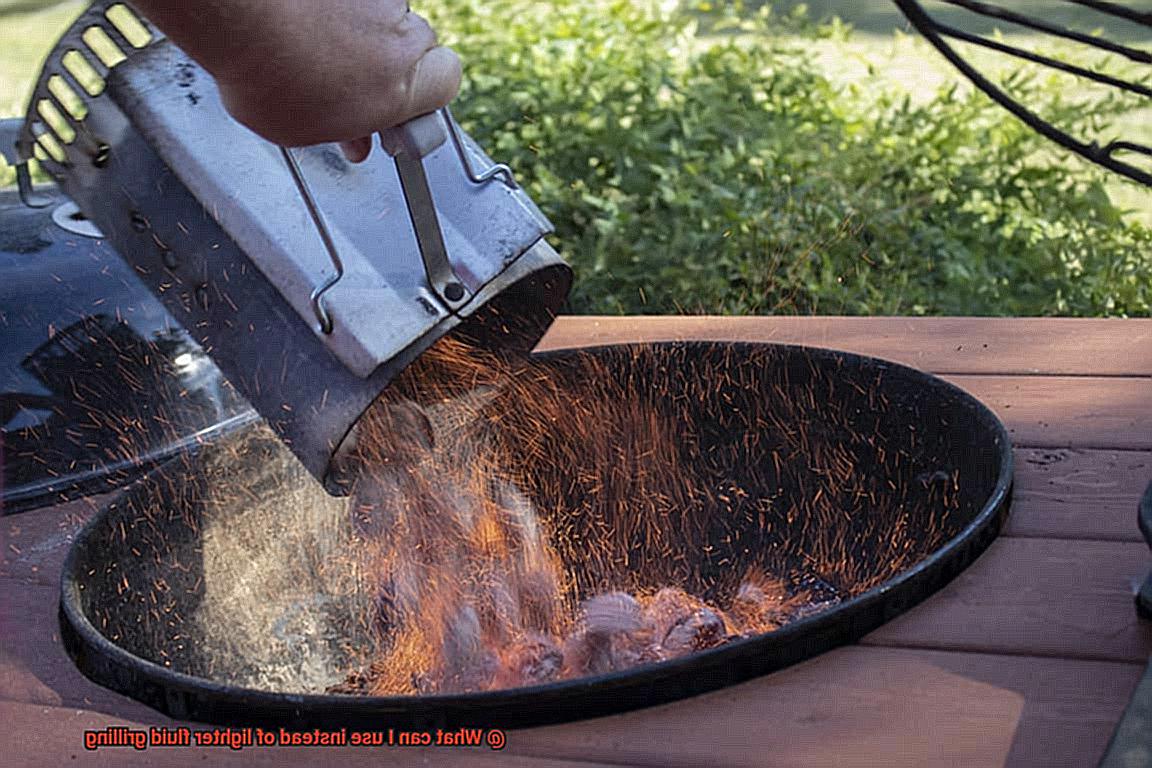 What can I use instead of lighter fluid grilling? Pastime Bar And Grill