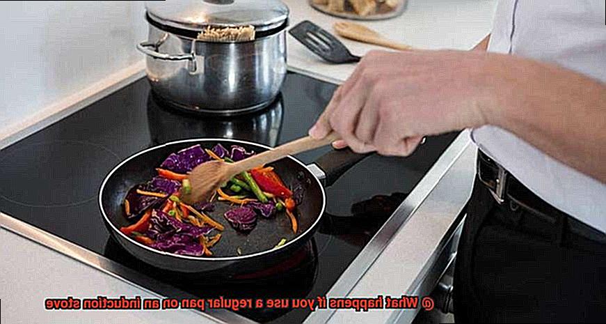 What happens if you use a regular pan on an induction stove-4