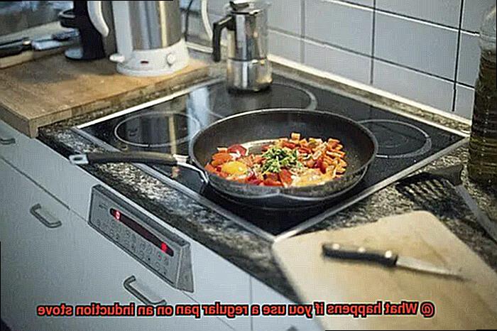 What happens if you use a regular pan on an induction stove-8