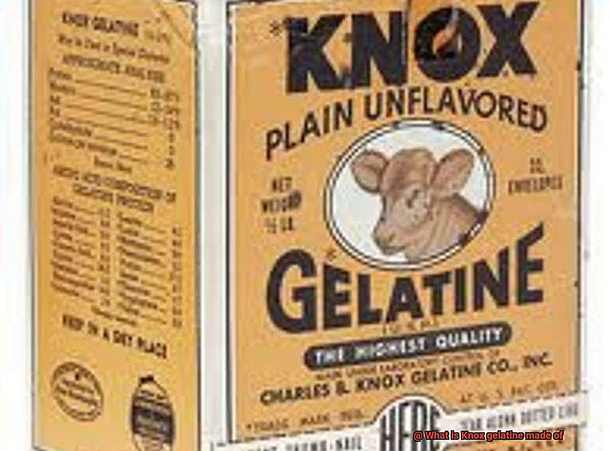 What is Knox gelatine made of-2