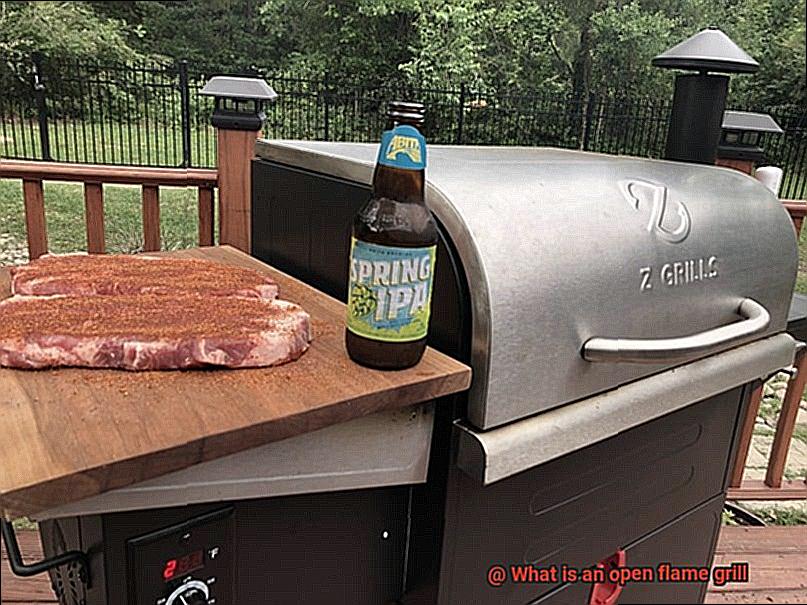 What is an open flame grill-3