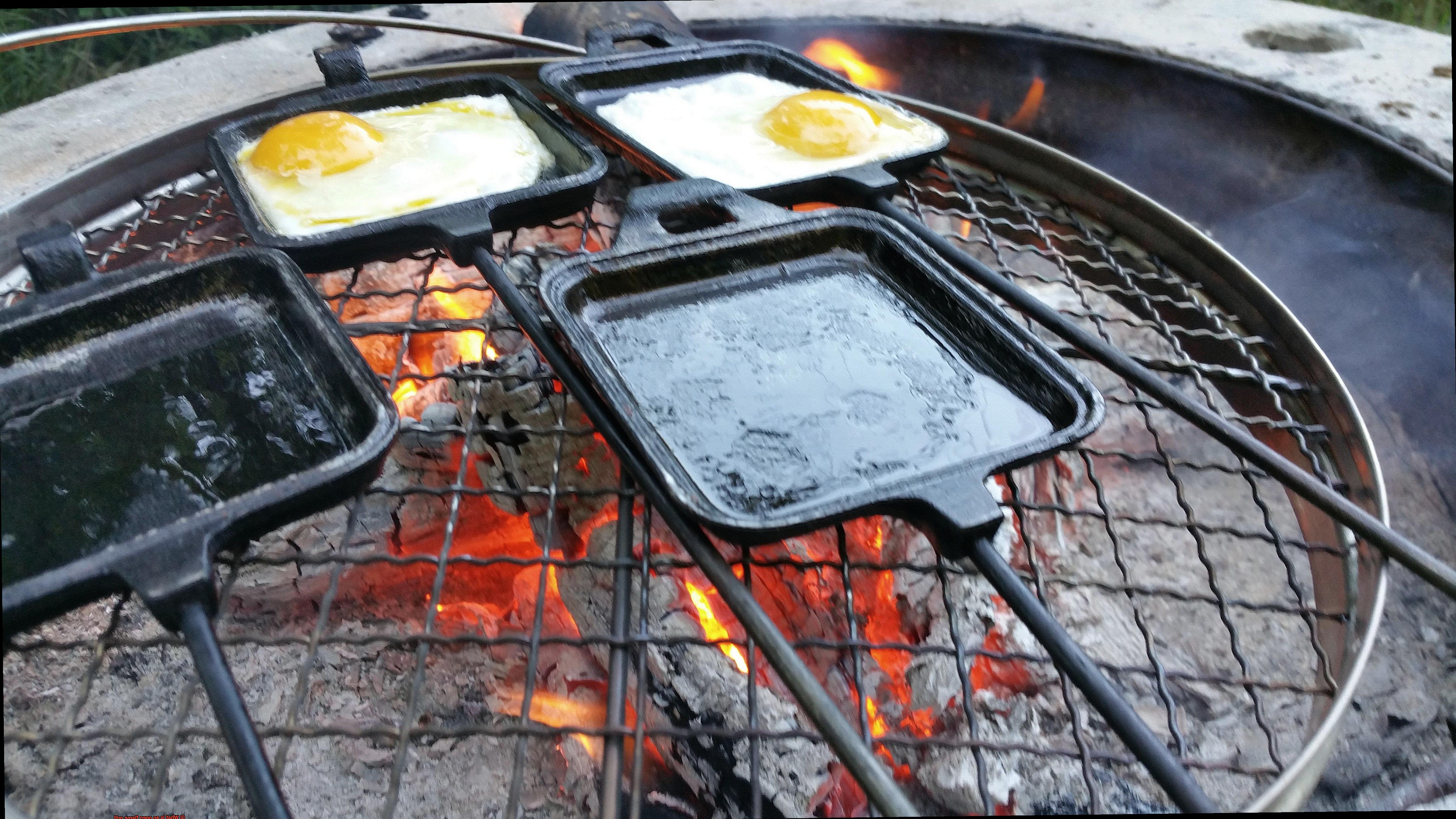 What is an open flame grill-9