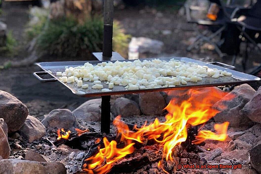 What is an open flame grill-2