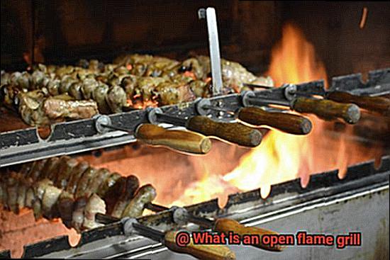 What is an open flame grill-6
