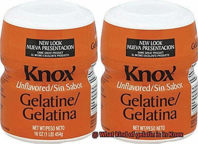 What kind of gelatin is in Knox-7