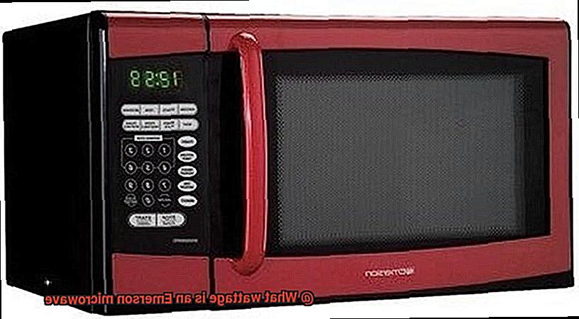 What wattage is an Emerson microwave-3