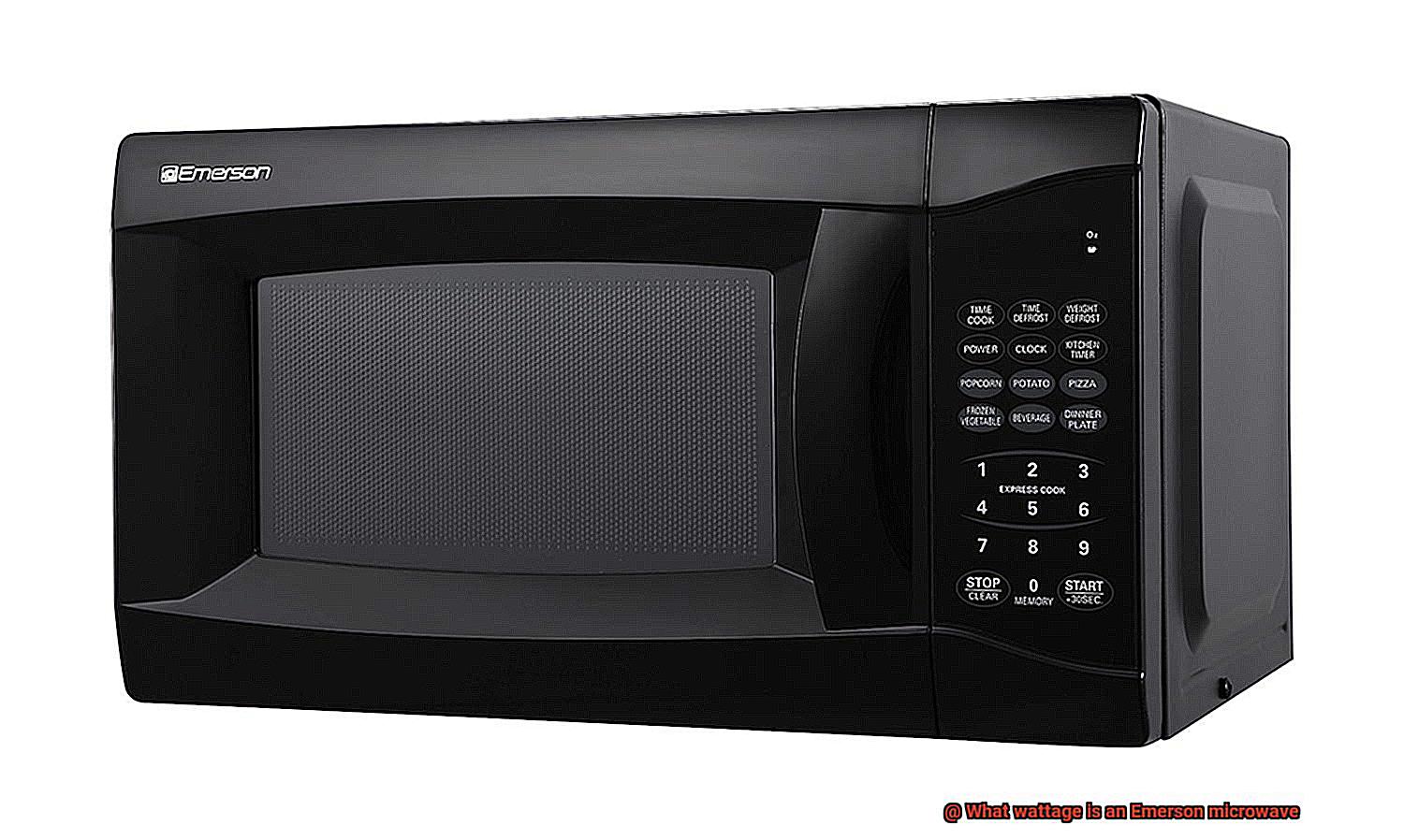 What wattage is an Emerson microwave-6