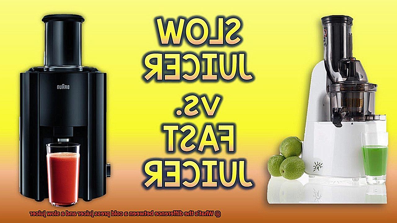 What's the difference between a cold press juicer and a slow juicer-2
