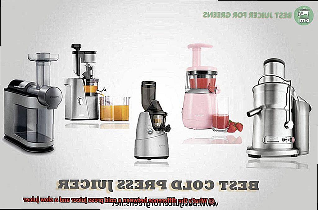 What's the difference between a cold press juicer and a slow juicer-5