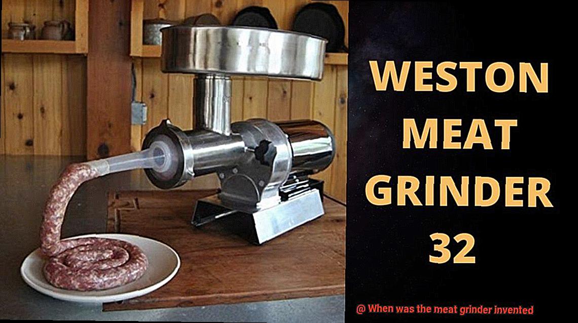 When was the meat grinder invented-9