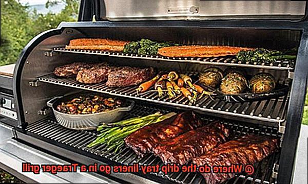 Where do the drip tray liners go in a Traeger grill-7