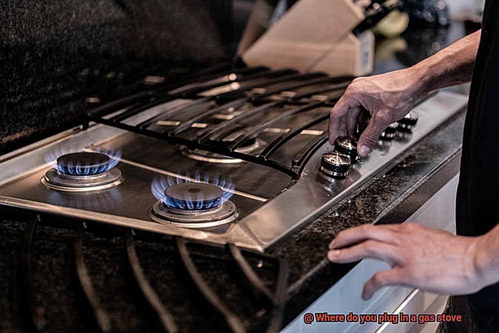 Where do you plug in a gas stove-4