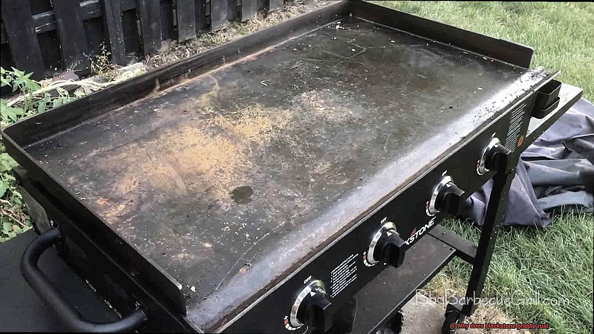 Why does blackstone griddle rust-4