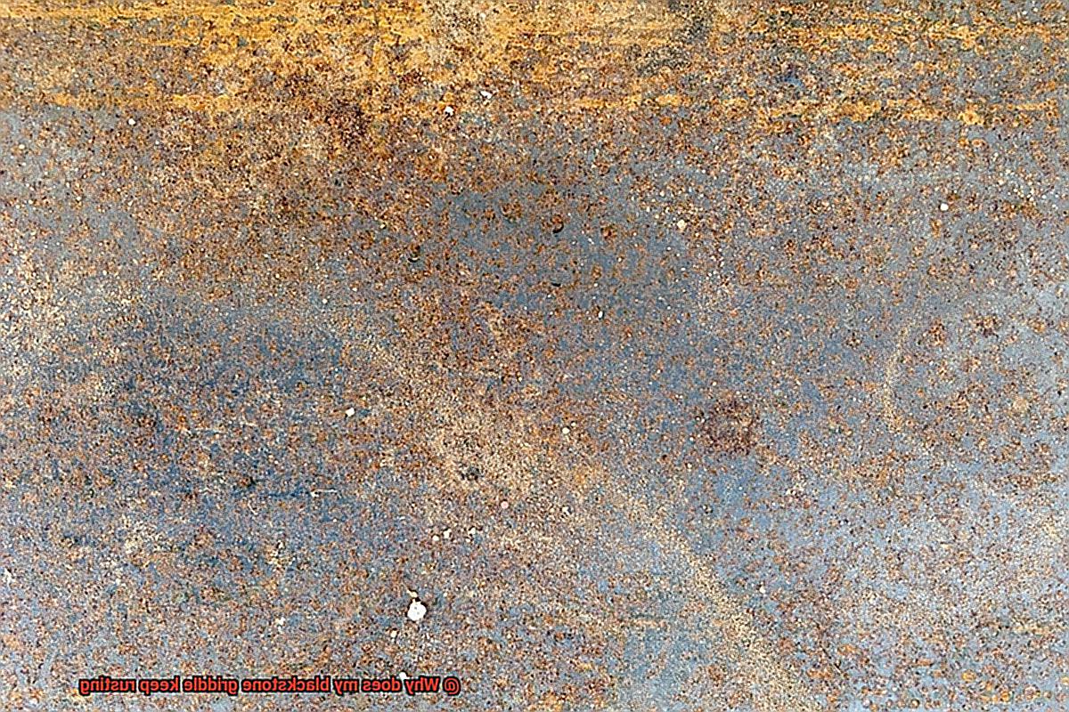 Why does my blackstone griddle keep rusting? Pastime Bar And Grill