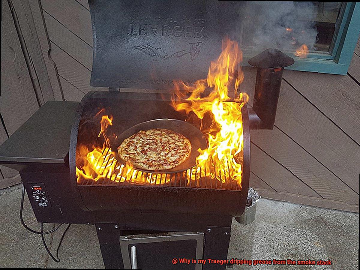 Why is my Traeger dripping grease from the smoke stack? Pastime Bar