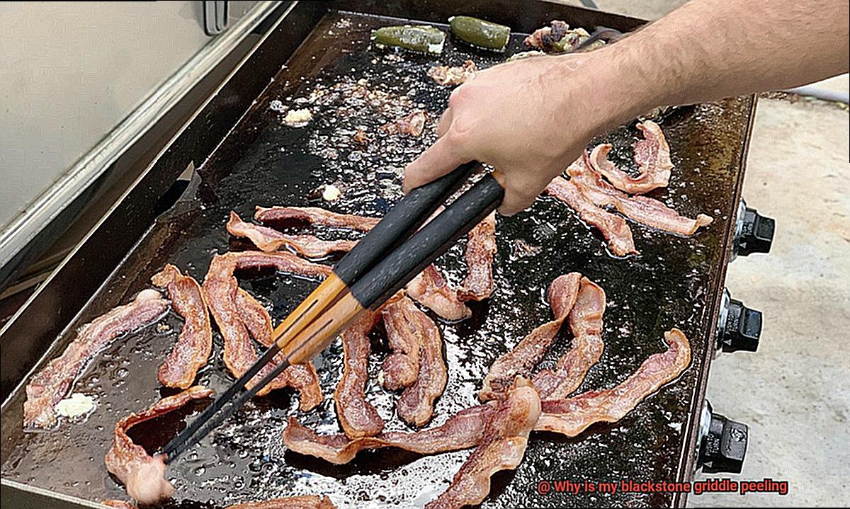 Why is my blackstone griddle peeling-6