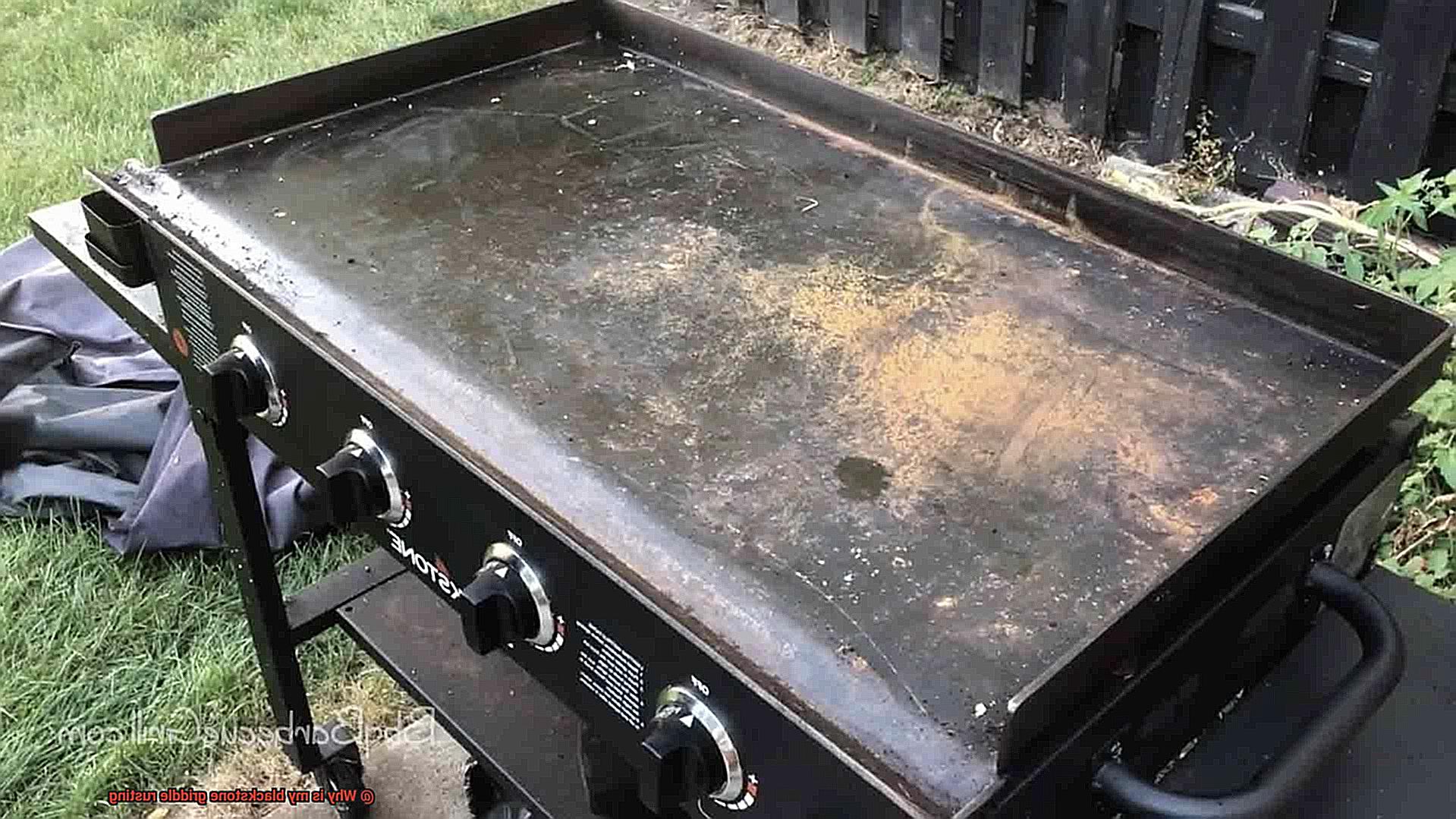 Why is my blackstone griddle rusting-4