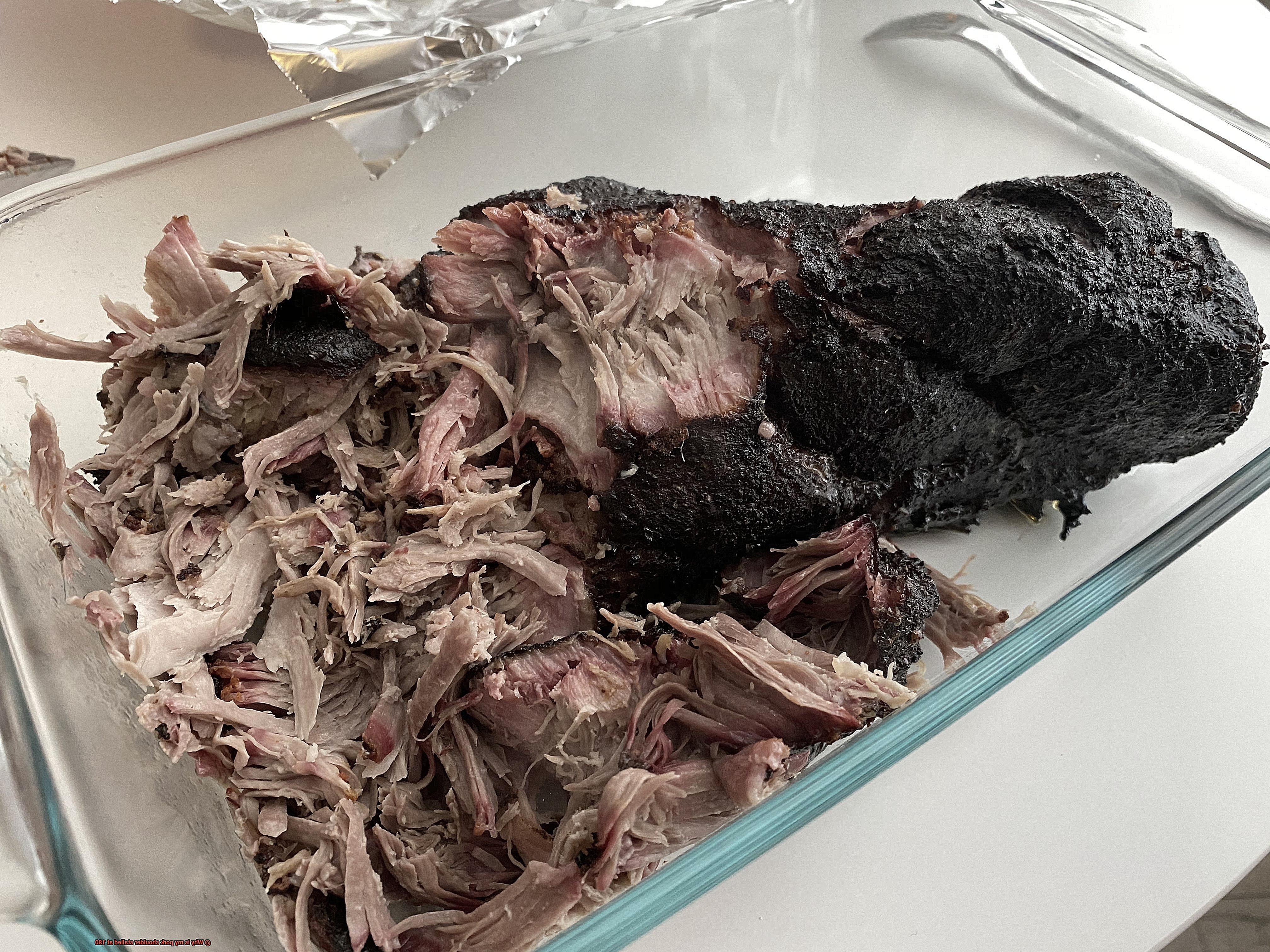 Why is my pork shoulder stalled at 180-4