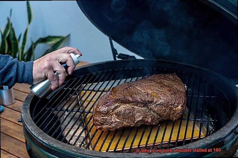 Why is my pork shoulder stalled at 180? Pastime Bar And Grill